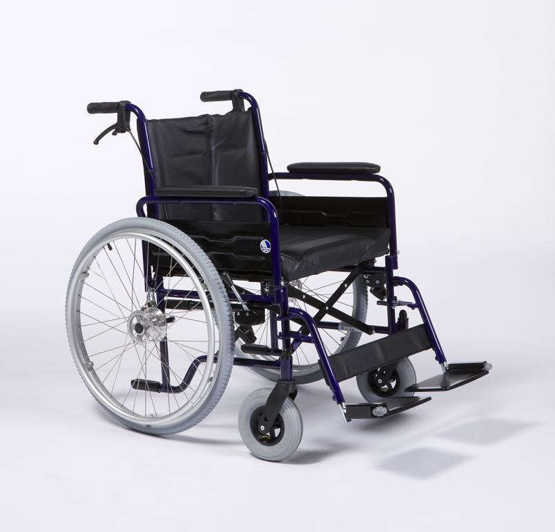 Кресло-коляска механическое с приводом от обода колеса с повышенной грузоподъемностью